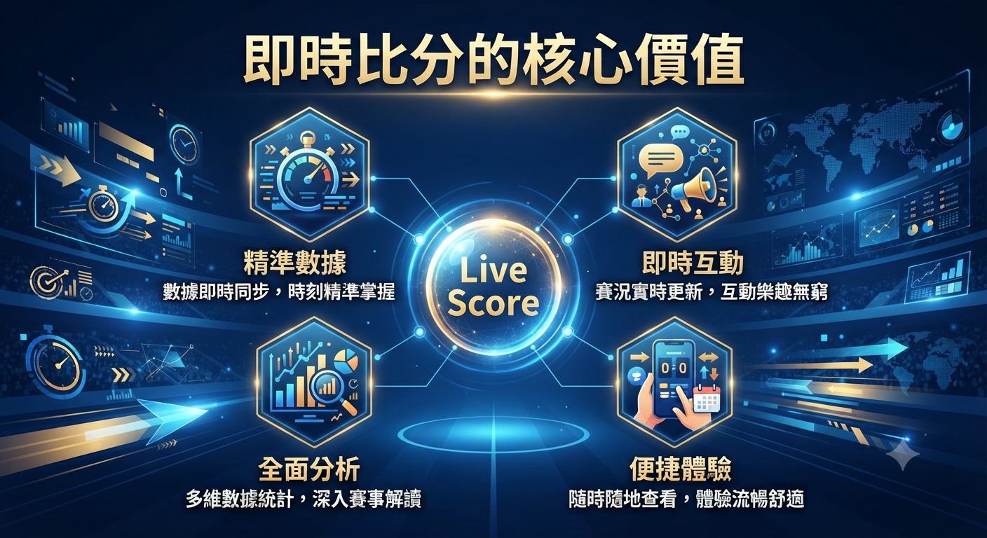 即時比分的核心價值
